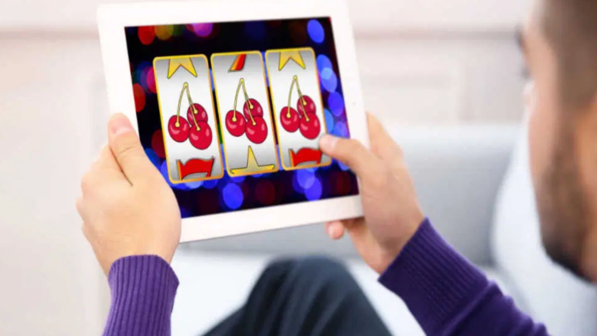 A Person Holding an Ipad 